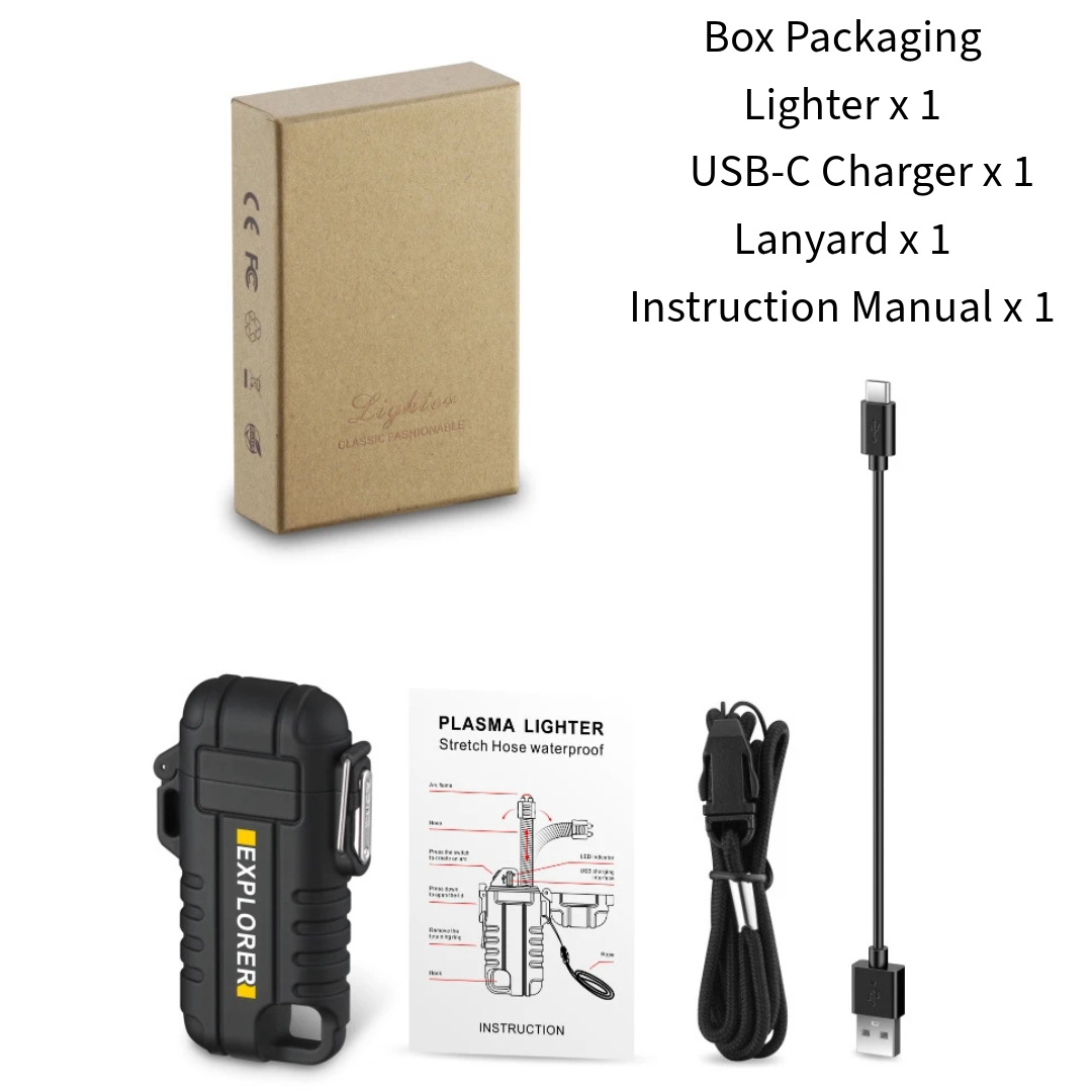 ML+ 52 - Waterproof USB-C Plasma Lighter™